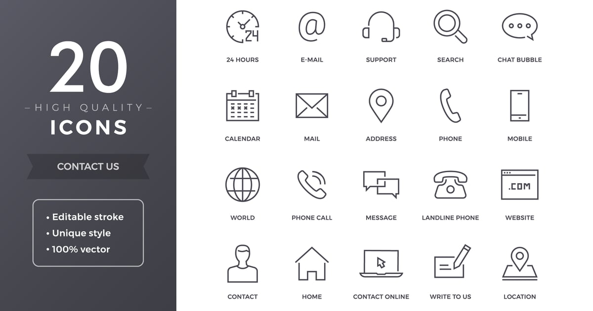 Contact Icons（445838）-技能树